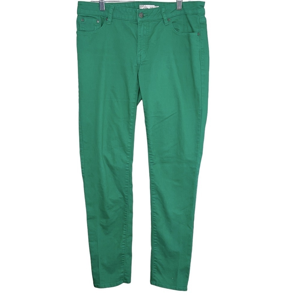 prAna Kara Breathe Organic Cotton Skinny Jeans in Green